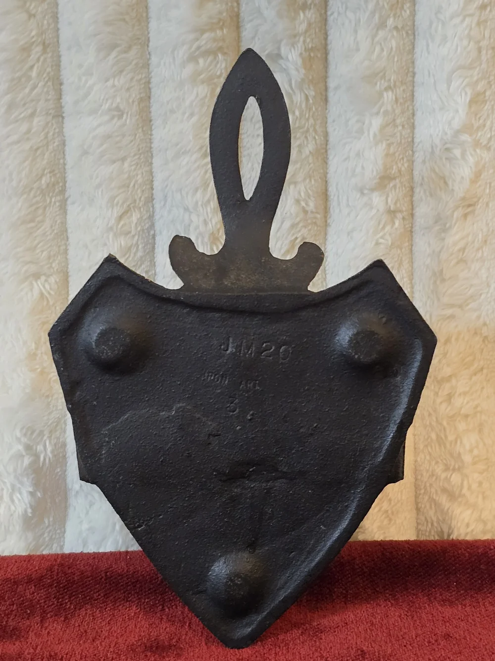 Vintage Cast Iron Swivel Candle Holder Trivet Wall Sconce -Gothic Iron Art JM20